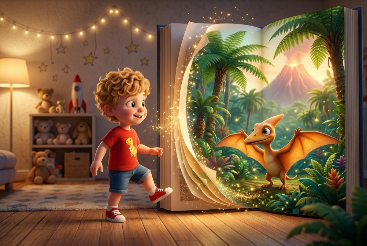 Timo in vier magische werelden — dinosaurussen, piraten, toverschool en eenhoorns